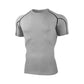 Mens Compression T Shirt Quick Dry Running Gym Workout