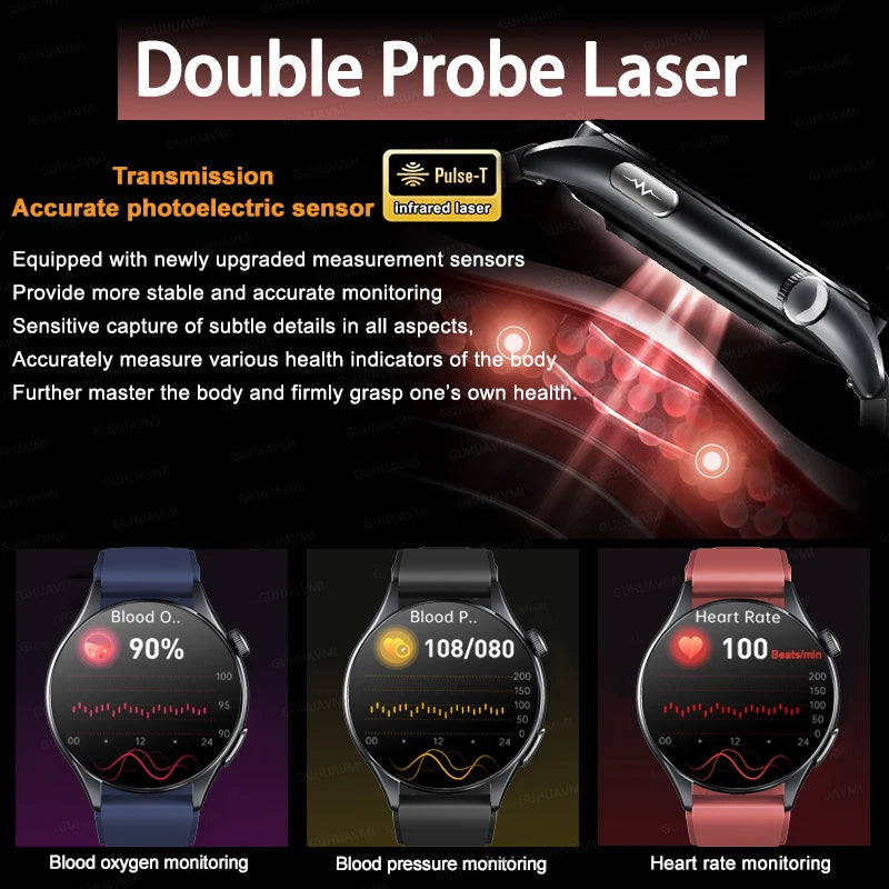 2026 Smart Watch NFC ECG Blood Oxygen Health Tracker