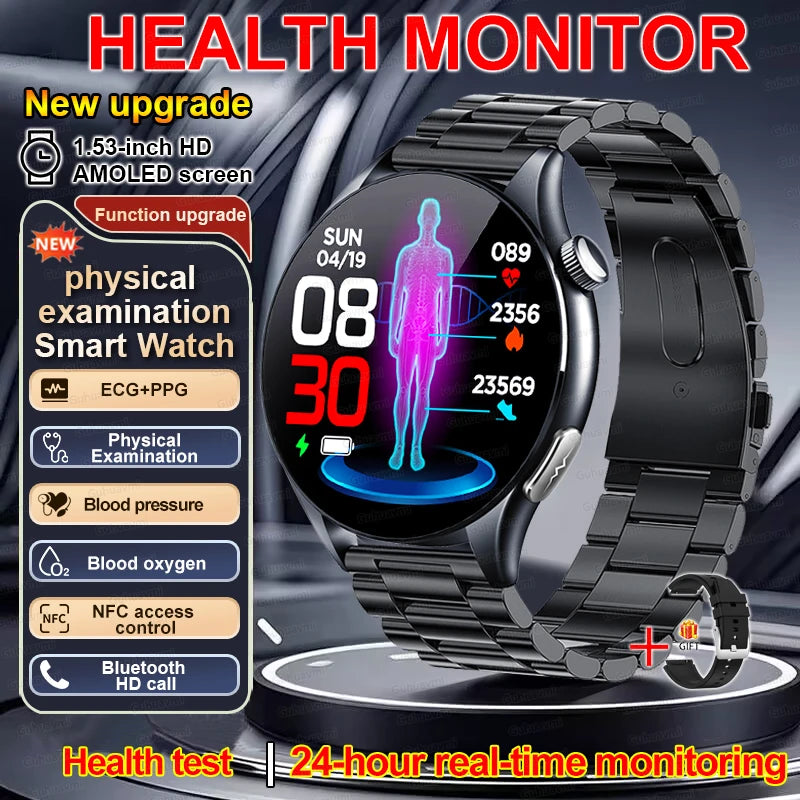 2026 Smart Watch NFC ECG Blood Oxygen Health Tracker