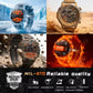 Military Smart Watch 1000mAh Battery 10ATM Waterproof Fitness Tracker