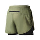 Mens Quick Dry Double Layer Running Shorts Fitness Workout