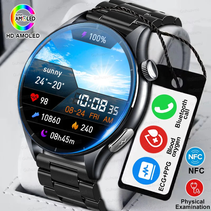 2026 Smart Watch NFC ECG Blood Oxygen Health Tracker