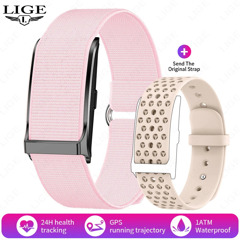 Smart Watch Fitness Bracelet Heart Rate Blood Pressure Waterproof