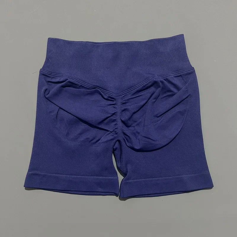 Women's High Waist Fitness Shorts Push Up Gym Workout