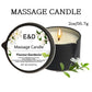 Massage Oil Candle Aromatherapy Stress Relief Skin Moisturizing Luxury