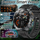 Military Smart Watch 1000mAh Battery 10ATM Waterproof Fitness Tracker