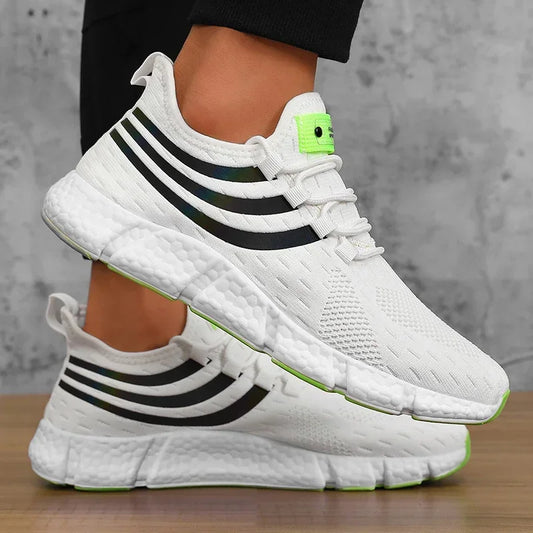 Mens Comfortable Breathable Platform Sneakers Summer Running Walking Shoes
