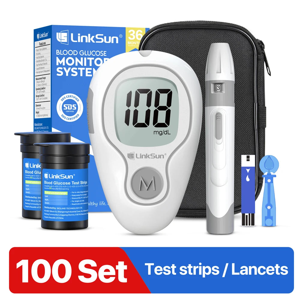 Blood Glucose Monitor Diabetes Testing Machine Meter Fast Results