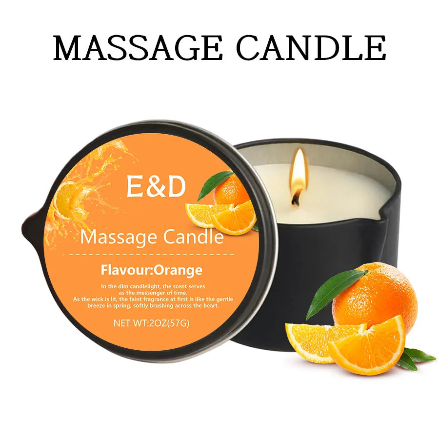 Massage Oil Candle Aromatherapy Stress Relief Skin Moisturizing Luxury