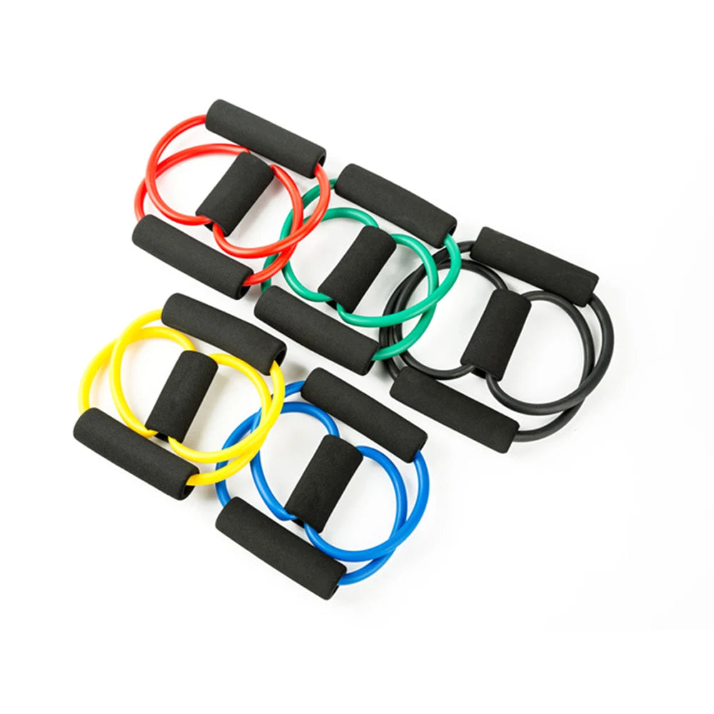 Yoga Resistance Bands Elastic Puller 8 Shaped Chest Expander