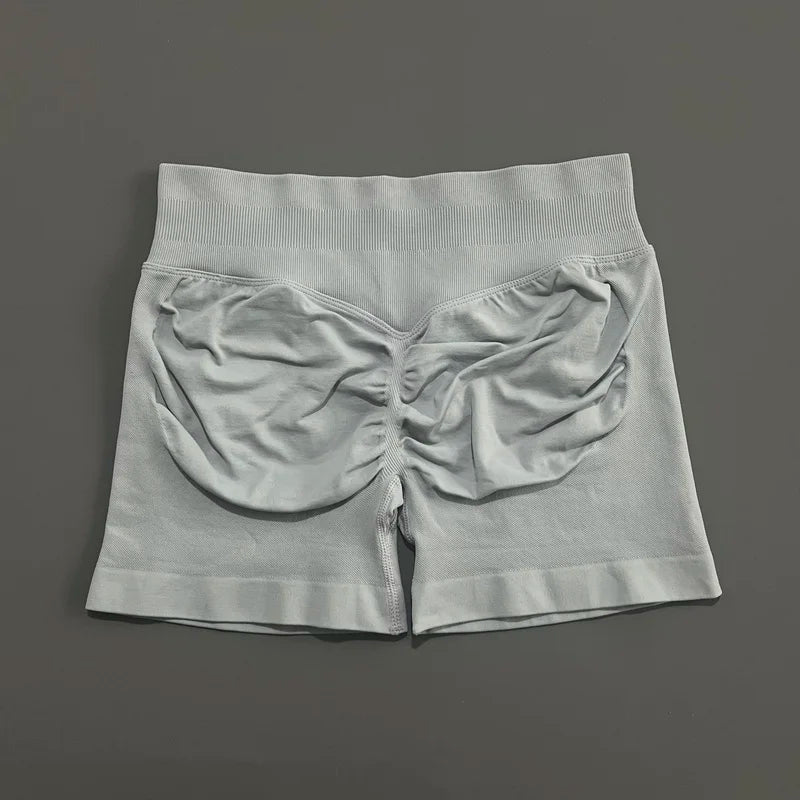 Women's High Waist Fitness Shorts Push Up Gym Workout