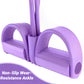 Four Tube Pedal Tensioner Fitness Elastic Band Abdominal Trainer
