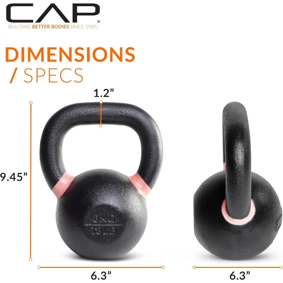 Cast Iron Competition Kettlebell Strength Training Durable Solid Weight