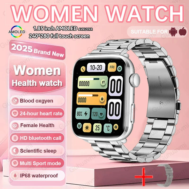 2025 AI Smart Watch Health Monitor NFC Fitness Tracker