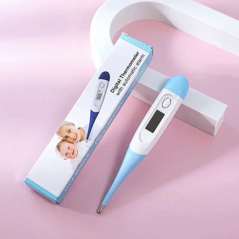 Digital Fever Thermometer Fast Reading LCD Backlit Medical Device