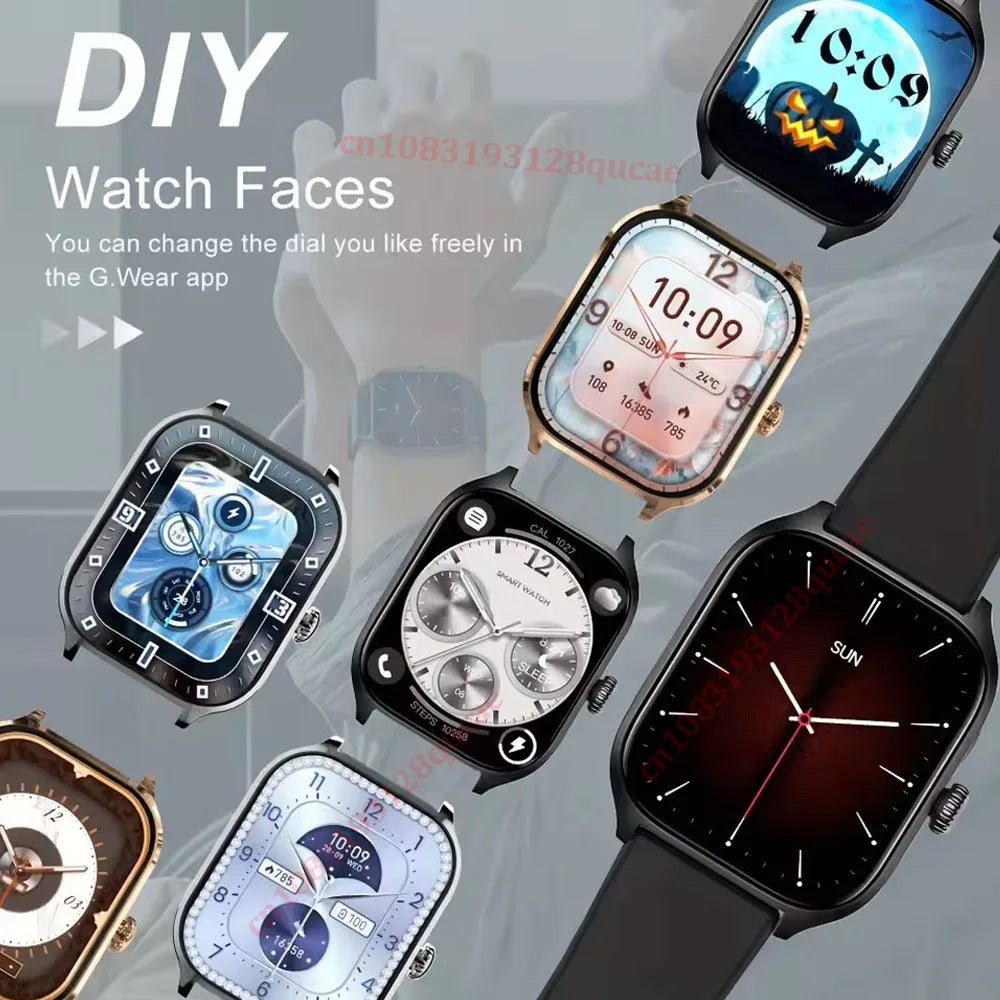 2026 Smart Watch Bluetooth Call Fitness Tracker Color Screen