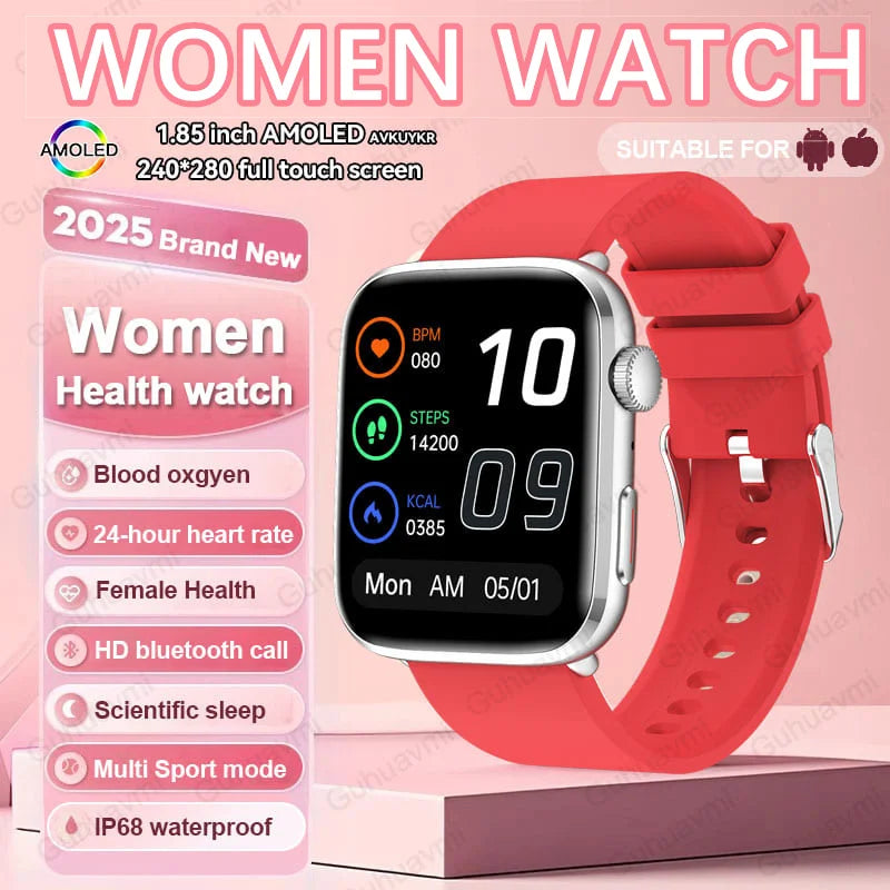2025 AI Smart Watch Health Monitor NFC Fitness Tracker