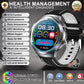 Smart Watch Sapphire Glass Health Tracker ECG Blood Pressure