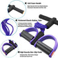 Four Tube Pedal Tensioner Fitness Elastic Band Abdominal Trainer