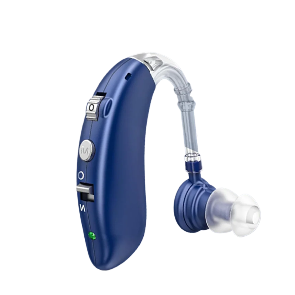Rechargeable Digital Hearing Aid Adjustable Tone Sound Amplifier Portable