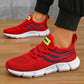 Mens Comfortable Breathable Platform Sneakers Summer Running Walking Shoes