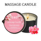 Massage Oil Candle Aromatherapy Stress Relief Skin Moisturizing Luxury