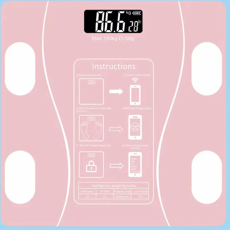Smart Body Fat Scale Bluetooth Digital Weight Composition Analyzer