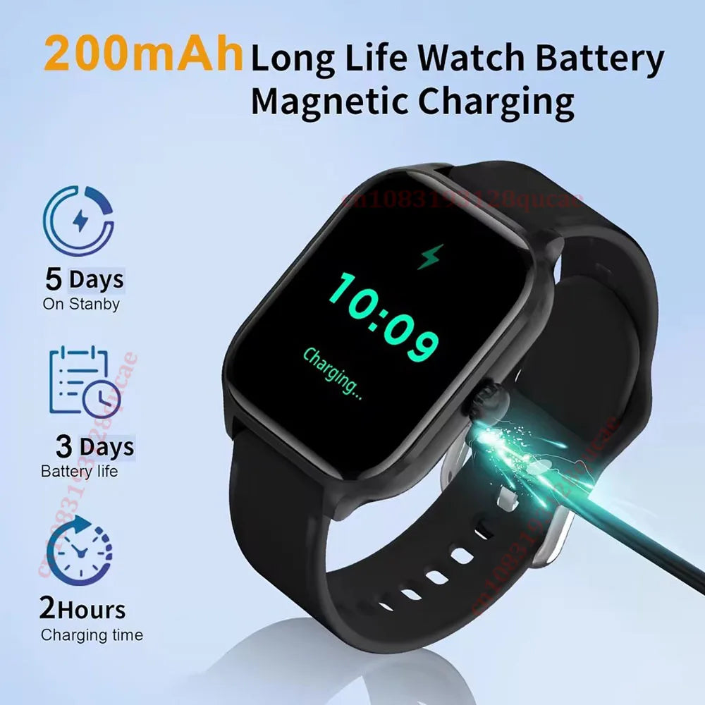 2026 Smart Watch Bluetooth Call Fitness Tracker Color Screen