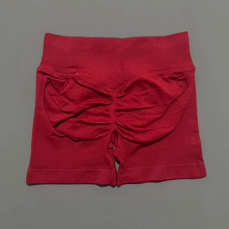 Women's High Waist Fitness Shorts Push Up Gym Workout