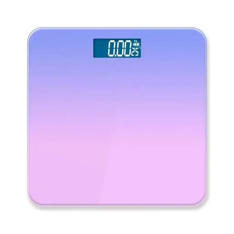 Gradient Color LED Digital Glass Weight Scale Body Balance