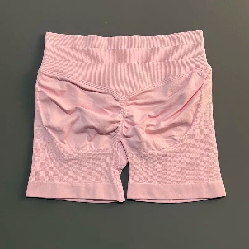 Women's High Waist Fitness Shorts Push Up Gym Workout