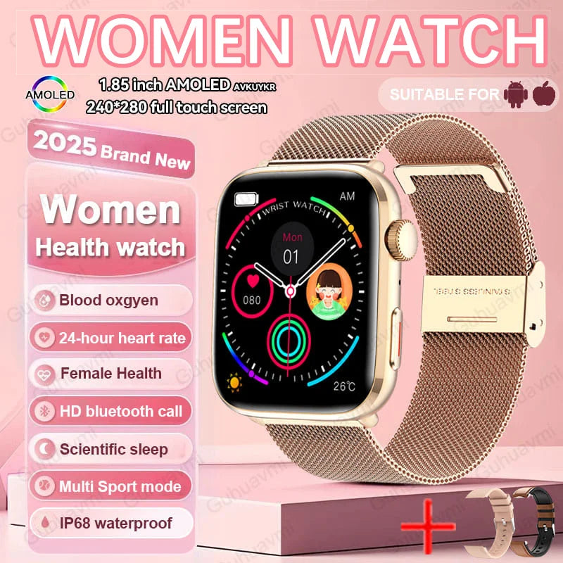 2025 AI Smart Watch Health Monitor NFC Fitness Tracker