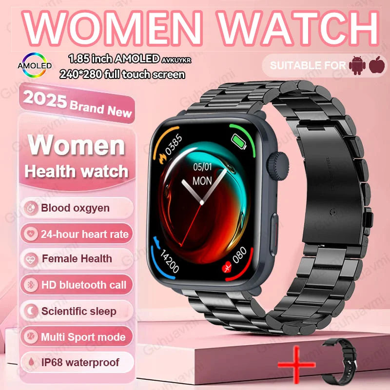 2025 AI Smart Watch Health Monitor NFC Fitness Tracker