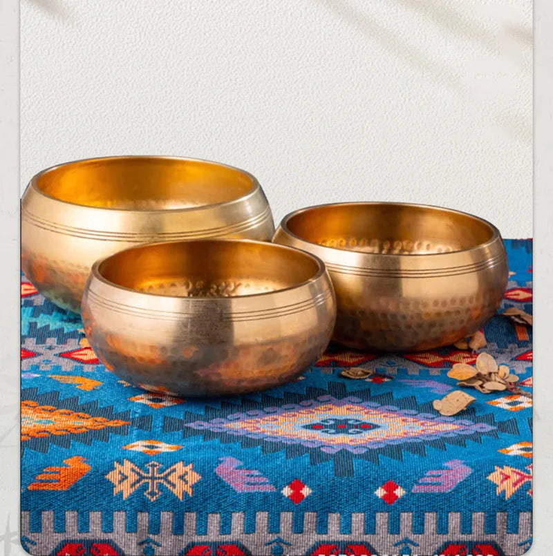 Tibetan Brass Singing Bowl Meditation Sound Healing Stress Relief