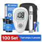 Blood Glucose Meter Kit Test Strips Lancets Diabetes
