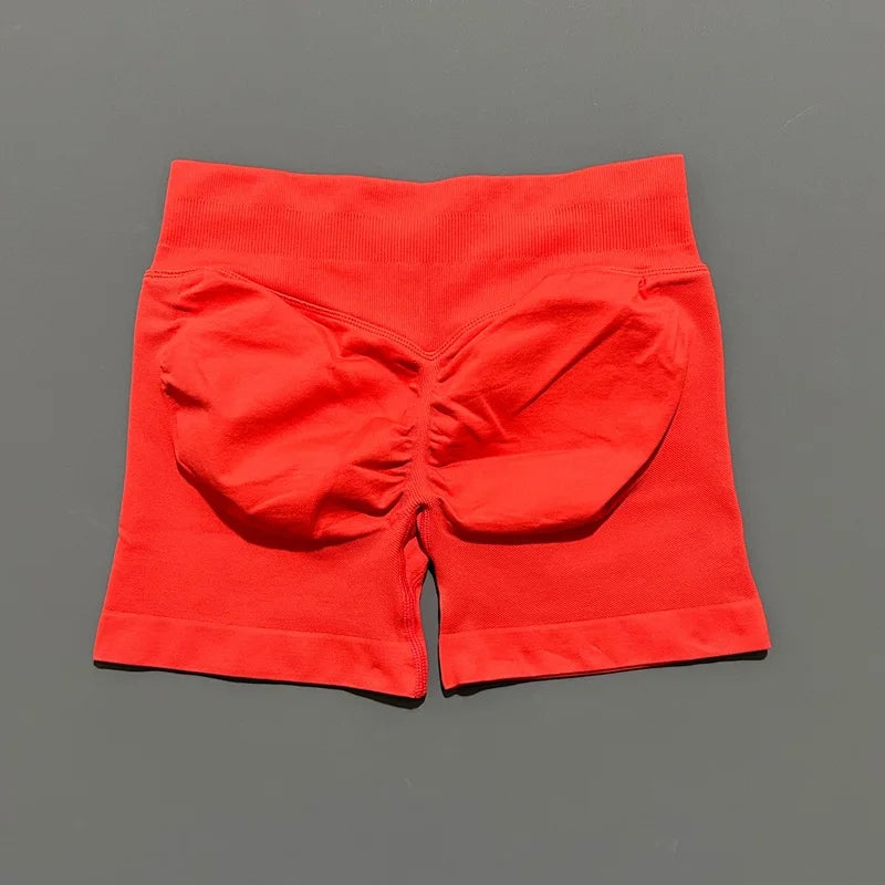 Women's High Waist Fitness Shorts Push Up Gym Workout