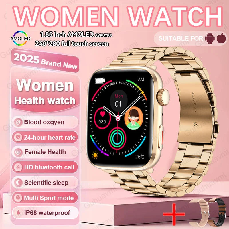 2025 AI Smart Watch Health Monitor NFC Fitness Tracker