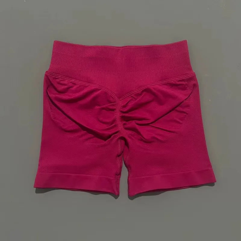 Women's High Waist Fitness Shorts Push Up Gym Workout