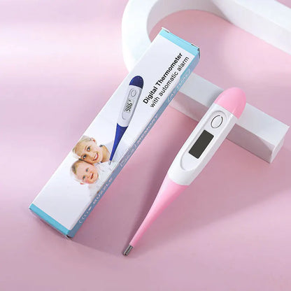 Digital Fever Thermometer Fast Reading LCD Backlit Medical Device