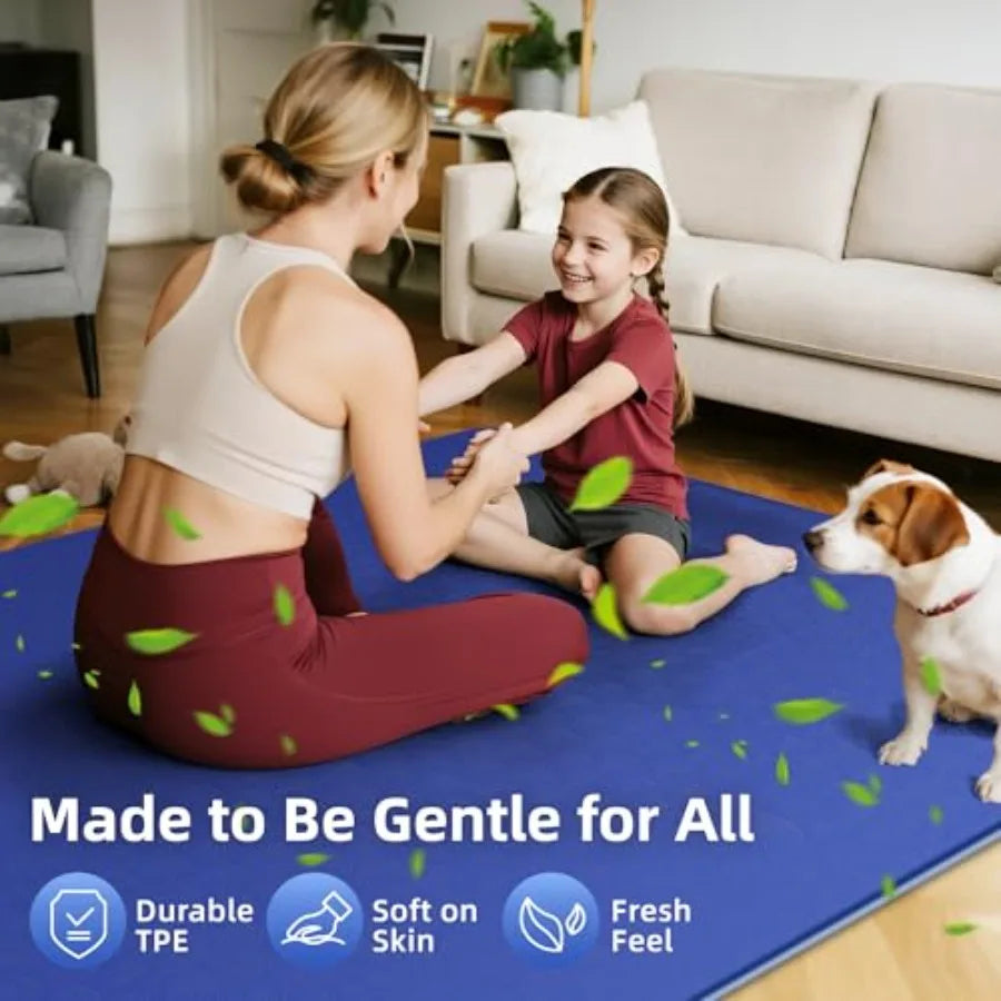 Extra Large Yoga Mat Non Slip TPE Thick Home