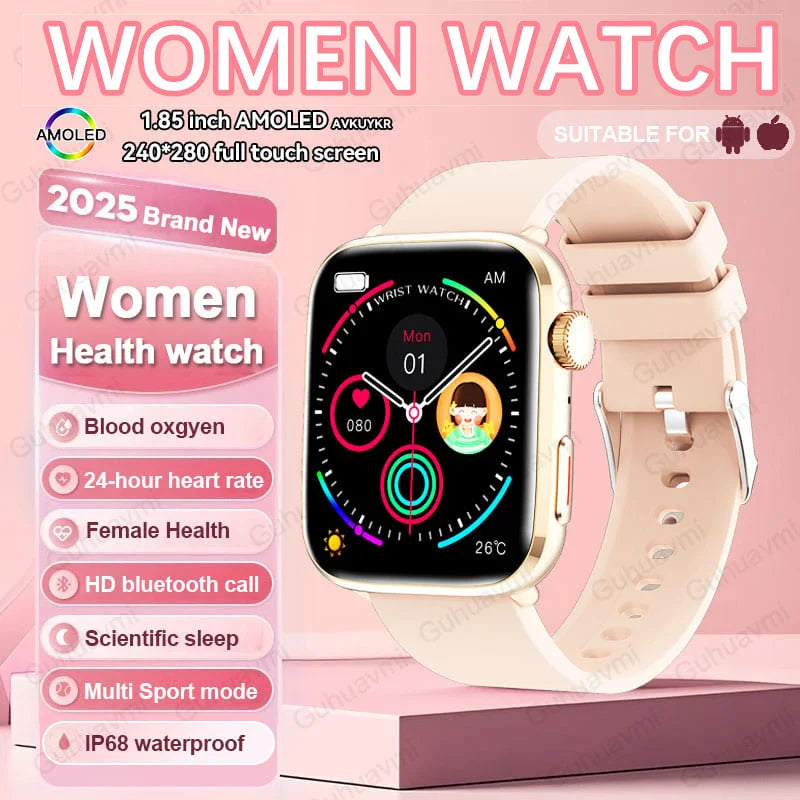 2025 AI Smart Watch Health Monitor NFC Fitness Tracker