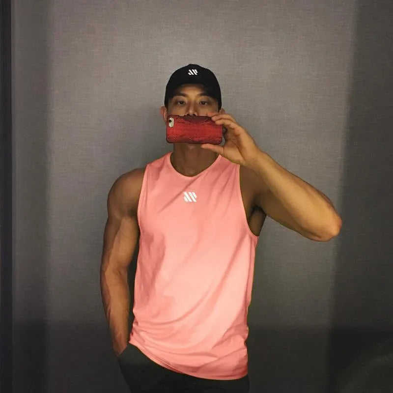 Mens Bodybuilding Tank Top Gym Workout Sleeveless Stringer Shirt
