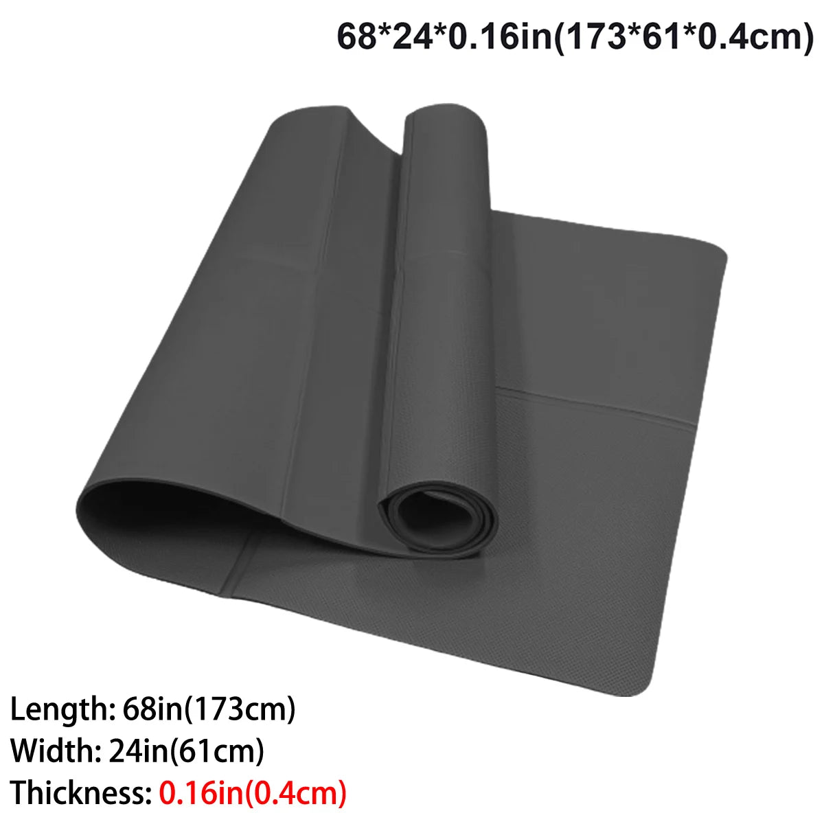 Foldable Yoga Mat Eco Friendly EVA Travel Exercise Mat