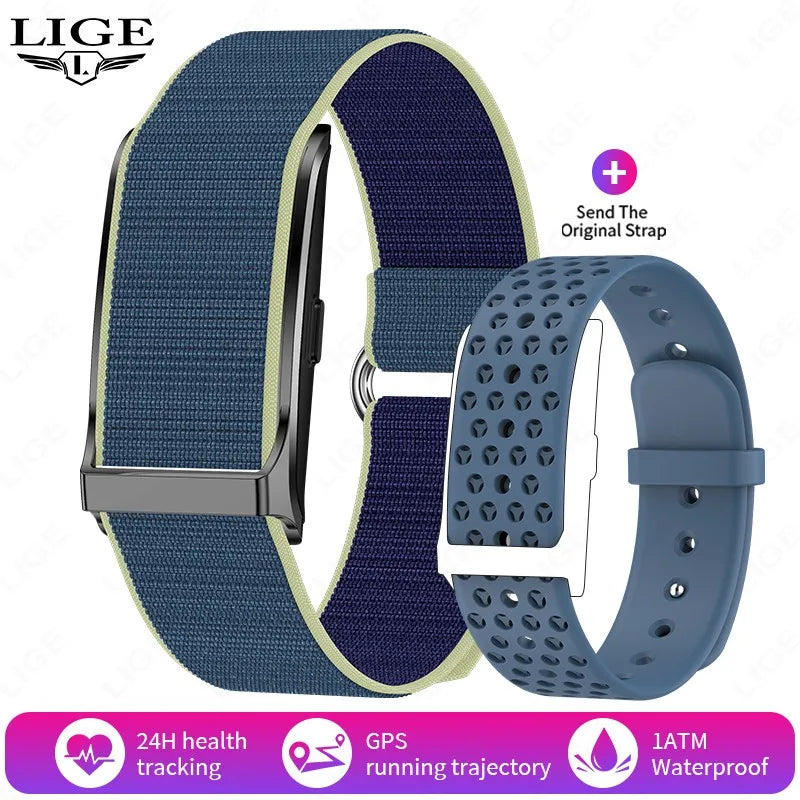 Smart Watch Fitness Bracelet Heart Rate Blood Pressure Waterproof