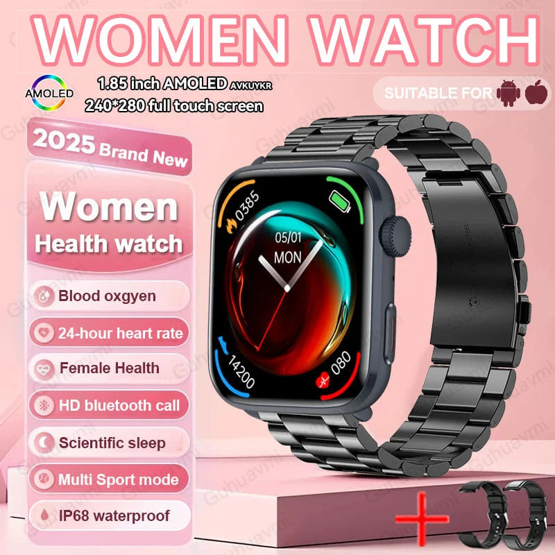 2025 AI Smart Watch Health Monitor NFC Fitness Tracker