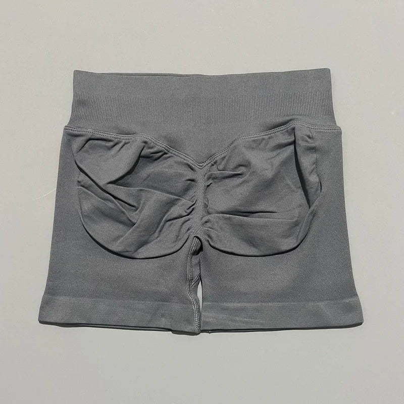 Women's High Waist Fitness Shorts Push Up Gym Workout