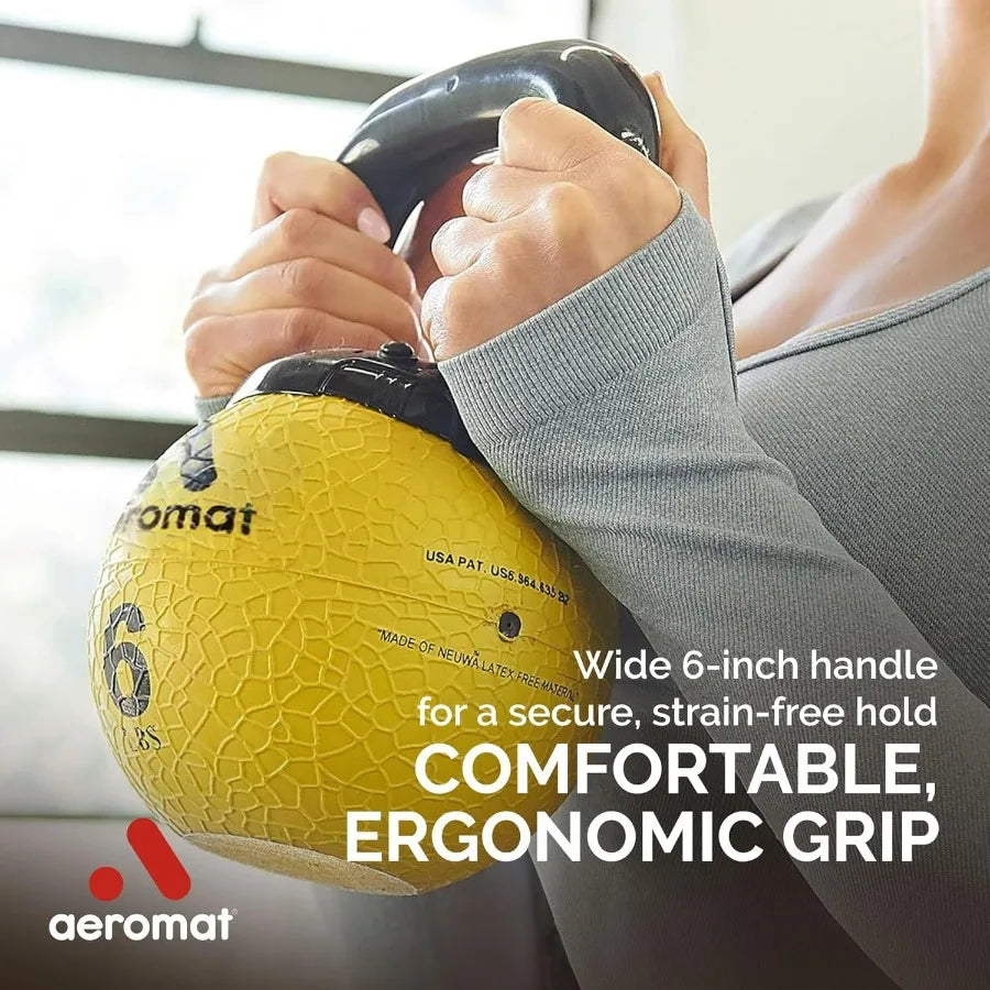 Elite Mini Kettlebells Weighted Exercise Ball Anti Slip Grip