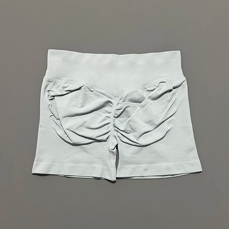 Women's High Waist Fitness Shorts Push Up Gym Workout