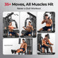 Home Gym Equipment 150LBS Weight Stack Full Body Machine
