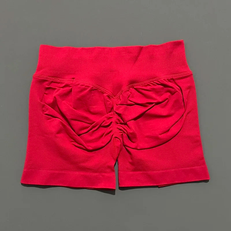 Women's High Waist Fitness Shorts Push Up Gym Workout